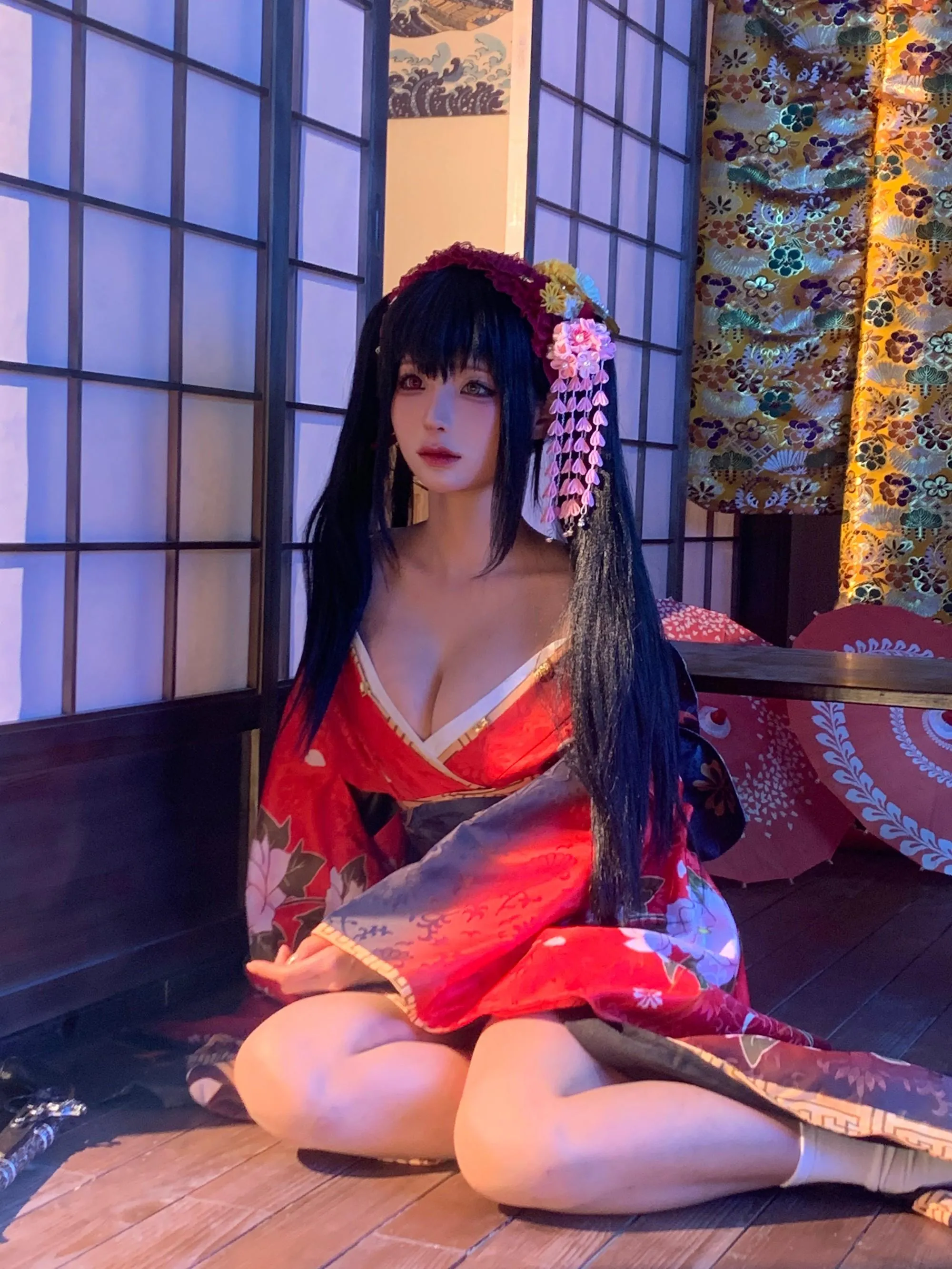 蠢沫沫 – NO.304 狂三和服cos-狂三 花絮 [114P]插图